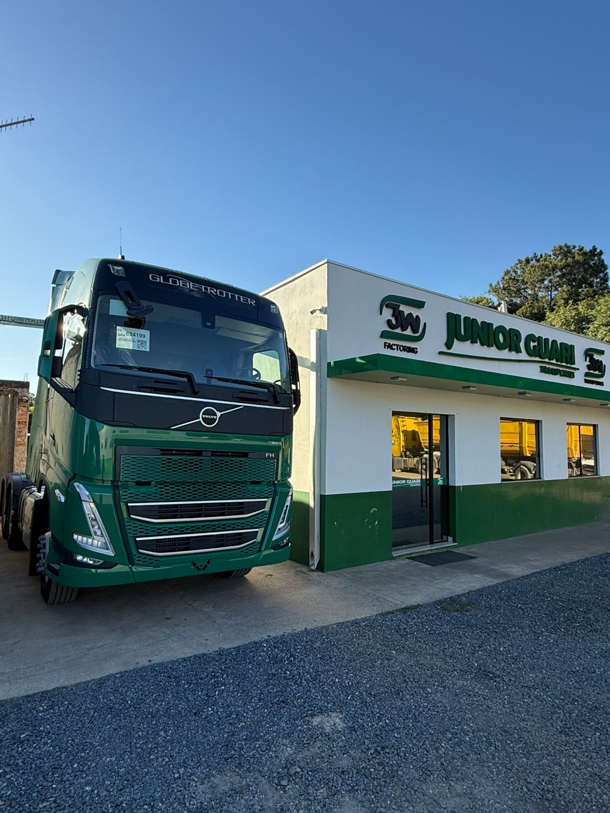 Caminhão novo da frota